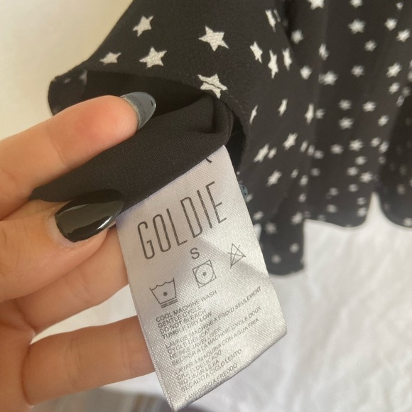 Revolve WYLDR Black Star Mini Twirl Dress Size Small - Picture 10 of 12